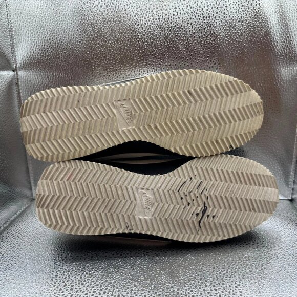 Size 8 - Nike Cortez Basic‎ Leather Black White Low Running Sneakers 819719-012 - Picture 9 of 9